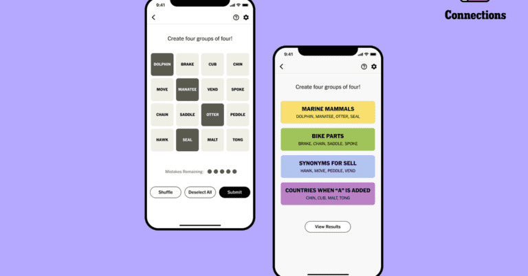 The New York Instances’ new phrase recreation Connections rolls out on cell