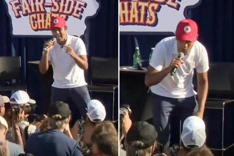 Vivek Ramaswamy raps to Eminem’s ‘Lose Your self’ at Iowa State Truthful
