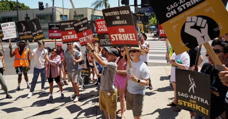 Placing Hollywood writers, studios meet to debate resuming talks