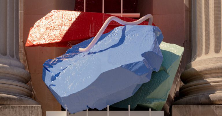 Evaluation: Nairy Baghramian’s Colourful and Unsettling Met Facade