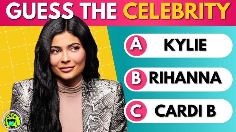 Guess The Celeb Quiz – Artists, Actors, Fashions and MORE!