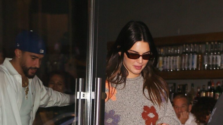 Kendall Jenner and boyfriend Dangerous Bunny seen on romantic date night time at upscale NYC restaurant in uncommon new images collectively