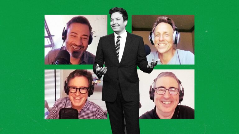 How Jimmy Fallon’s Strike Drive 5 Podcast Co-Hosts Made Him the Punchline