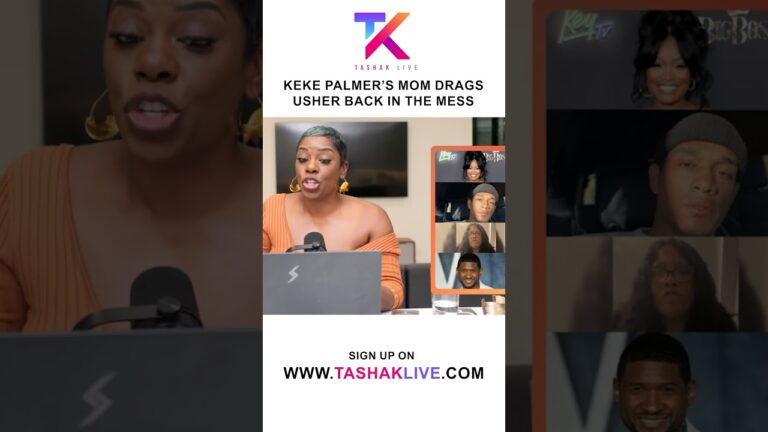 Keke Palmer’s Mother, Sharon, Drags Usher Again Into Her Household’s Mess