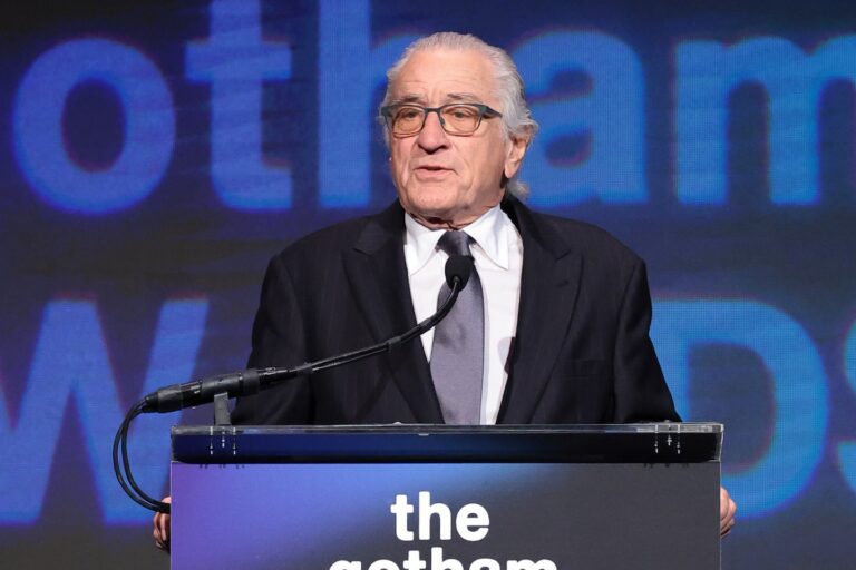 Robert De Niro says anti-Trump speech at Gotham Movie Awards was edited