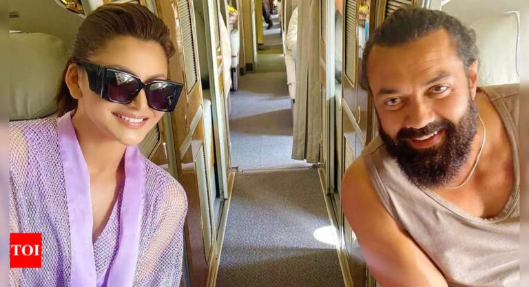 Urvashi Rautela extends a heartfelt welcome to ‘Animal’ star Bobby Deol within the ‘NBK109’ household | Hindi Film Information