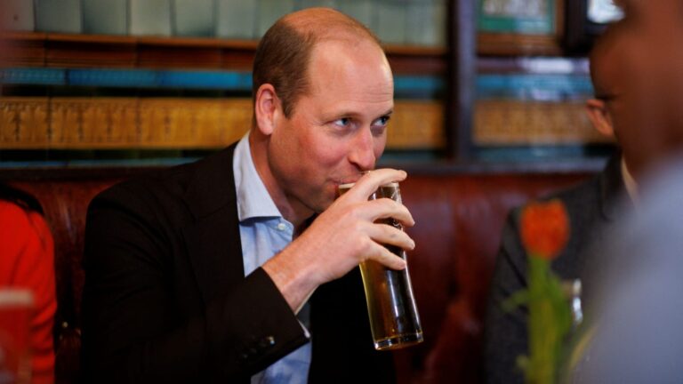 Prince William, ‘Not the Better of Drinkers,’ Is Generally known as ‘One Pint Willy’