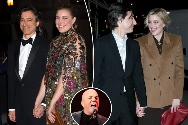 Greta Gerwig and Noah Baumbach tied the knot and celebrated at Billy Joel present