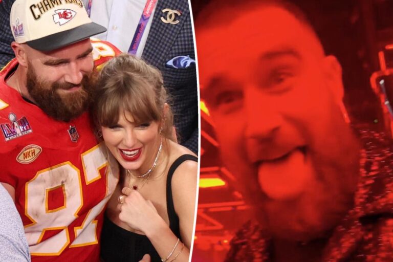Taylor Swift posts video of Travis Kelce at Tremendous Bowl afterparty in first social media point out