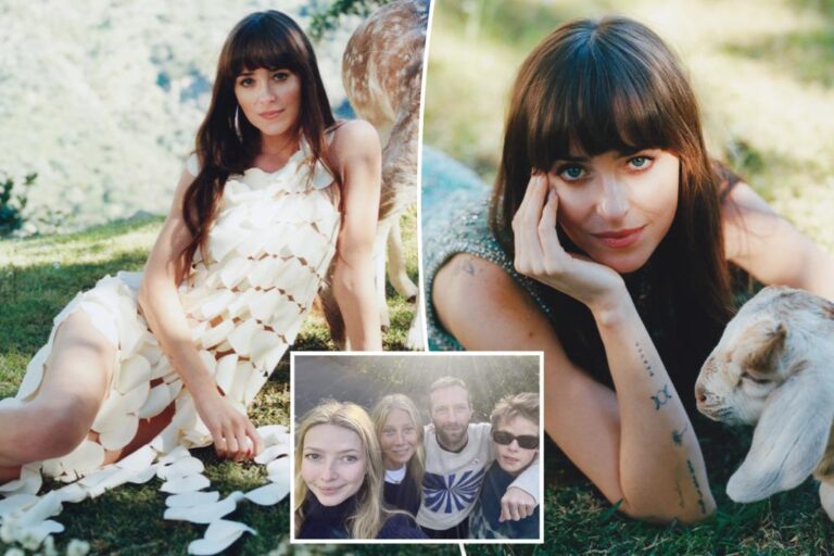 Dakota Johnson makes uncommon feedback on being stepmom to Chris Martin’s children with Gwyneth Paltrow