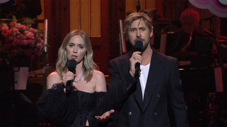 Ryan Gosling Makes Emily Blunt Jokingly Offended for Singing About Ken